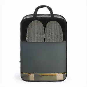 Lagoon With Three Boats Travel Shoe Bag