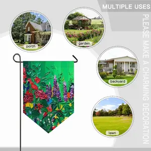 Barbara And Donal Garden Ballinspittle Triangular Garden Flag (Multi-Size)