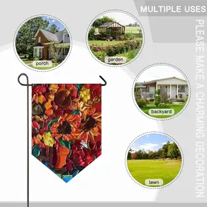 The Pleasure Of Flowers F Triangular Garden Flag (Multi-Size)