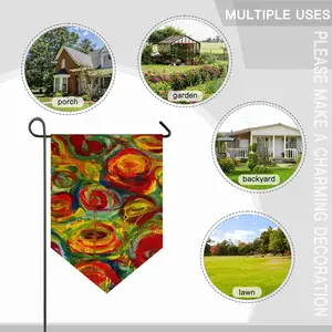 Whirls Triangular Garden Flag (Multi-Size)