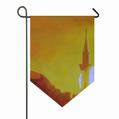 Sunset In Istanbul Triangular Garden Flag (Multi-Size)