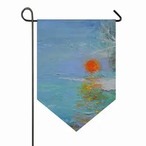 Icy Day Triangular Garden Flag (Multi-Size)