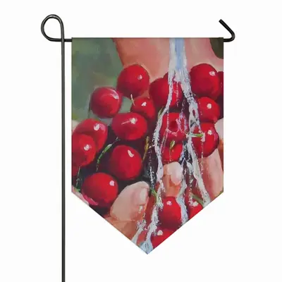 Cherries Triangular Garden Flag (Multi-Size)