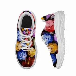 Men Beautiful Like Roses Chunky Sneakers