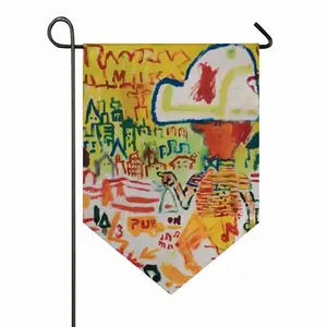 Metropolis Triangular Garden Flag (Multi-Size)