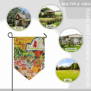 Metropolis Triangular Garden Flag (Multi-Size)