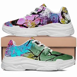 Men Colorful Family Tree Chunky Sneakers