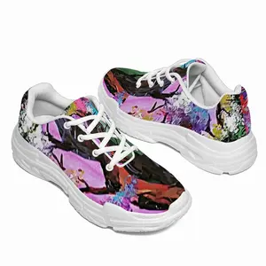 Men Colorful Family Tree Chunky Sneakers