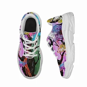 Men Colorful Family Tree Chunky Sneakers