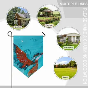 Kingfisher Triangular Garden Flag (Multi-Size)