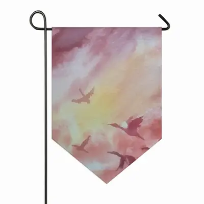 Cranes Triangular Garden Flag (Multi-Size)