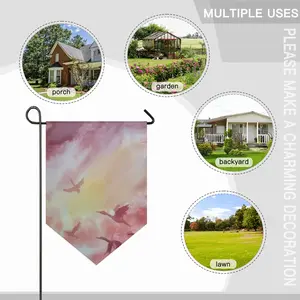 Cranes Triangular Garden Flag (Multi-Size)