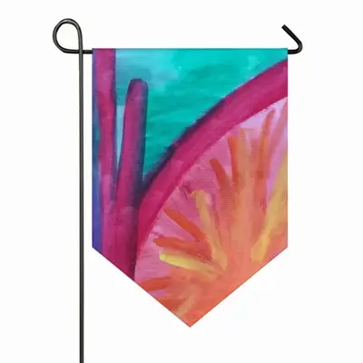 Colorful Straws Triangular Garden Flag (Multi-Size)