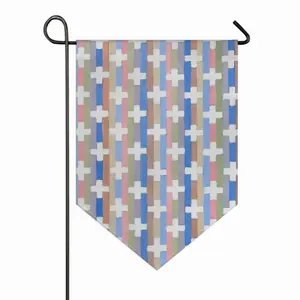 White Crosses Triangular Garden Flag (Multi-Size)