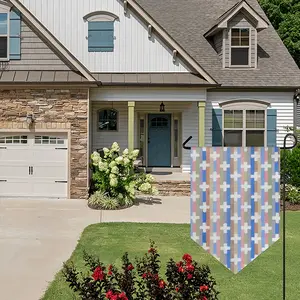 White Crosses Triangular Garden Flag (Multi-Size)