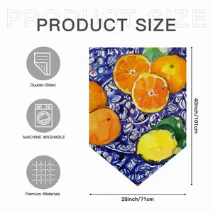 Oranges Triangular Garden Flag (Multi-Size)