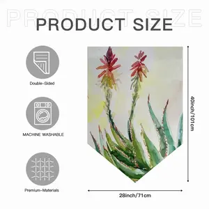 Aloe Triangular Garden Flag (Multi-Size)