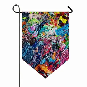 Palett Of A Young Painter 2019 Triangular Garden Flag (Multi-Size)