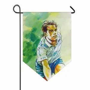 Court Wide Open Triangular Garden Flag (Multi-Size)