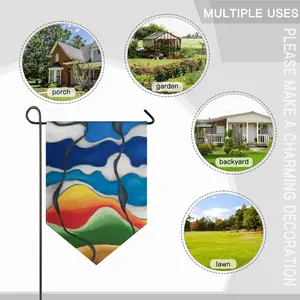 Lines Triangular Garden Flag (Multi-Size)