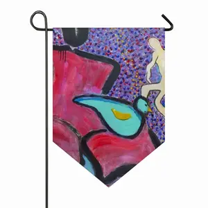 Little Running Guy Triangular Garden Flag (Multi-Size)