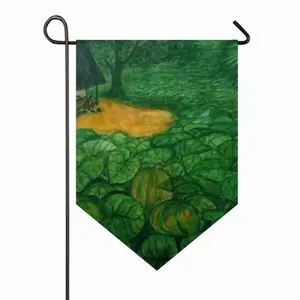 Flourishing Vegetation Triangular Garden Flag (Multi-Size)