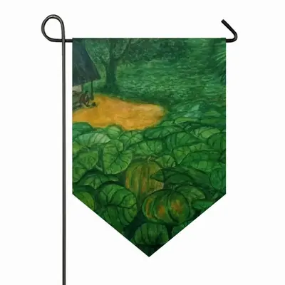 Flourishing Vegetation Triangular Garden Flag (Multi-Size)