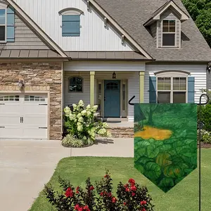 Flourishing Vegetation Triangular Garden Flag (Multi-Size)