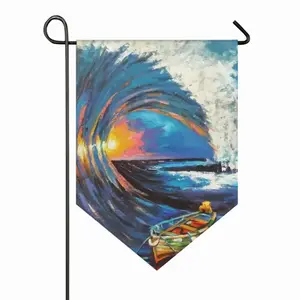 In The Eye Of The Storm Triangular Garden Flag (Multi-Size)