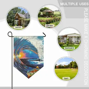 In The Eye Of The Storm Triangular Garden Flag (Multi-Size)