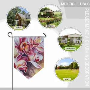 Orchid Triangular Garden Flag (Multi-Size)