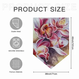 Orchid Triangular Garden Flag (Multi-Size)