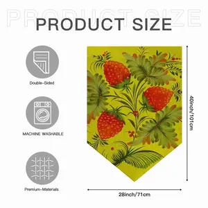 Raspberry Triangular Garden Flag (Multi-Size)