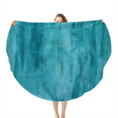 The Sea Flannel Blanket (Round)