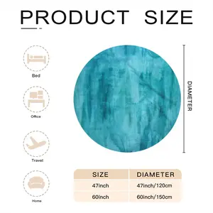 The Sea Flannel Blanket (Round)