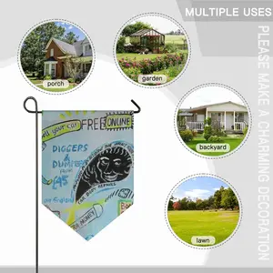 Mot Triangular Garden Flag (Multi-Size)