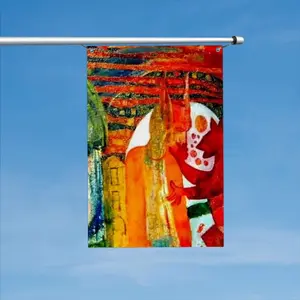 73 Fragment S Double Sided Flag (Multi-Size, Vertical)