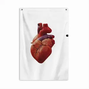 I Love You Double Sided Flag (Multi-Size, Vertical)