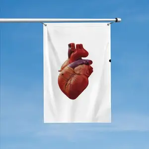 I Love You Double Sided Flag (Multi-Size, Vertical)