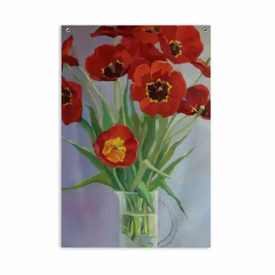 Tulips Double Sided Flag (Multi-Size, Vertical)