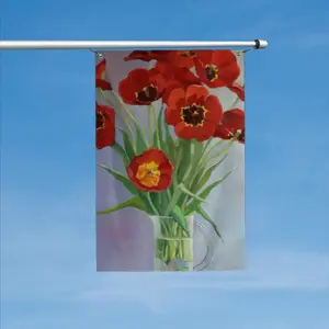 Tulips Double Sided Flag (Multi-Size, Vertical)