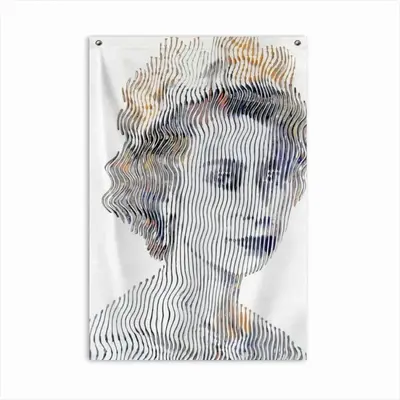 Queen Elizabeth 2 Double Sided Flag (Multi-Size, Vertical)