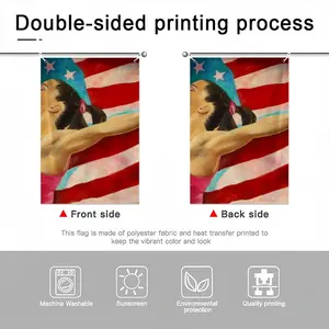 Mckayla Maroney Double Sided Flag (Multi-Size, Vertical)