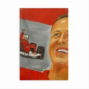 Michael Double Sided Flag (Multi-Size, Vertical)