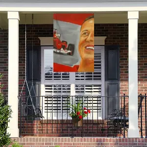 Michael Double Sided Flag (Multi-Size, Vertical)