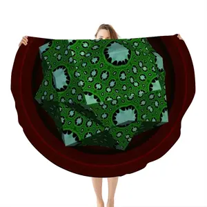 Mysterious Star Flannel Blanket (Round)