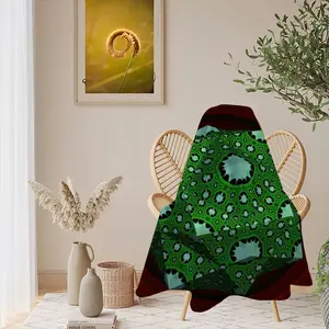 Mysterious Star Flannel Blanket (Round)