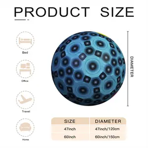 Ki (Machine) Flannel Blanket (Round)