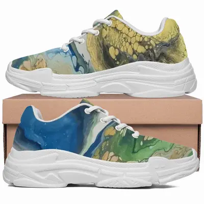 Men Planet Earth Chunky Sneakers