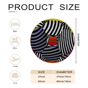 Paradoxal Flannel Blanket (Round)